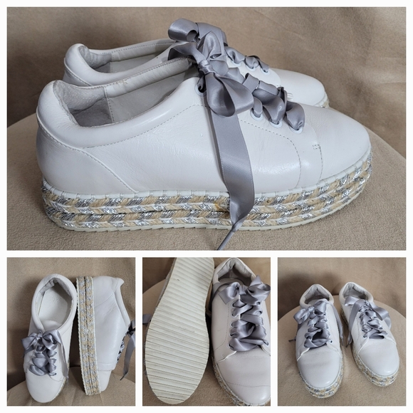 Leather Sneakers / 7.5 - Picture 6 of 8